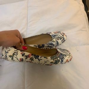 Tory Burch floral flats